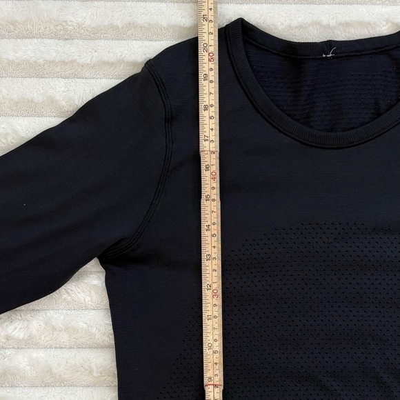 LULULEMON Breeze By Long Sleeve Navy Blue Size 4 - Picture 8 of 10